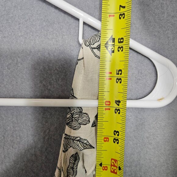 Abercrombie & Fitch Summer Dress Large Petite Pockets Feminine Girly Ruffled - Picture 6 of 9